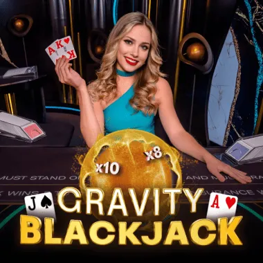 Gravity Blackjack live casino game